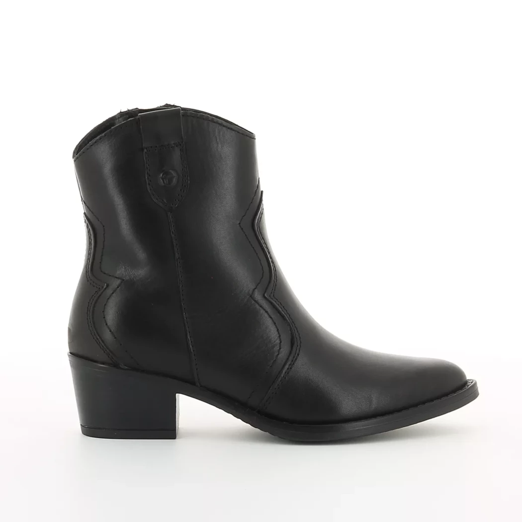 Image (2) de la chaussures Tamaris - Boots Noir en Cuir