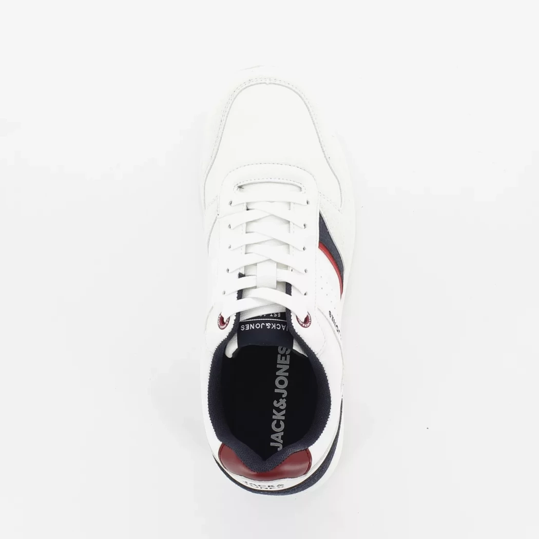 Image (6) de la chaussures Jack & Jones - Baskets Blanc en Cuir synthétique