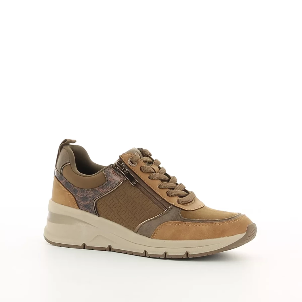 Image (1) de la chaussures Tamaris - Baskets Cuir naturel / Cognac en Multi-Matières