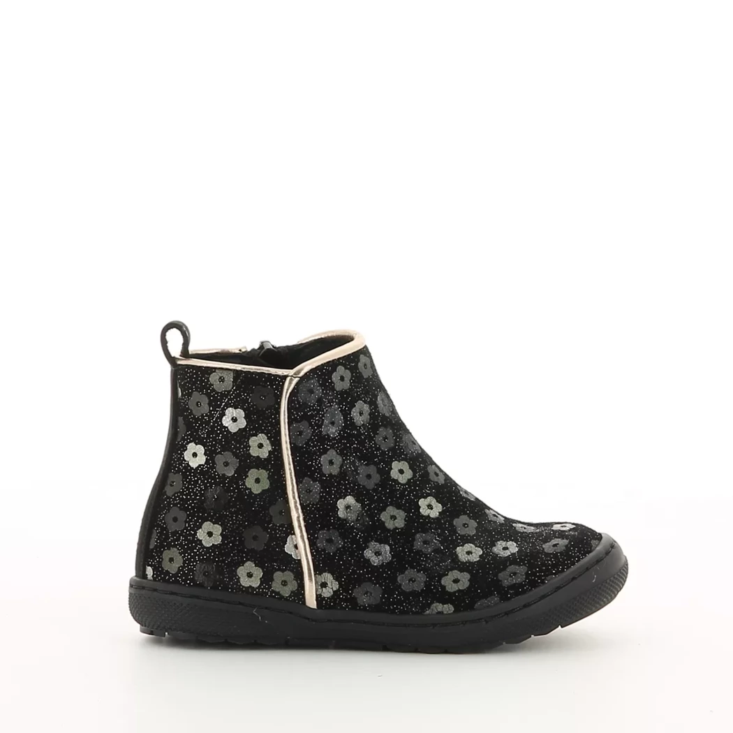 Image (2) de la chaussures Les Fees de Bengale - Boots Noir en Cuir nubuck