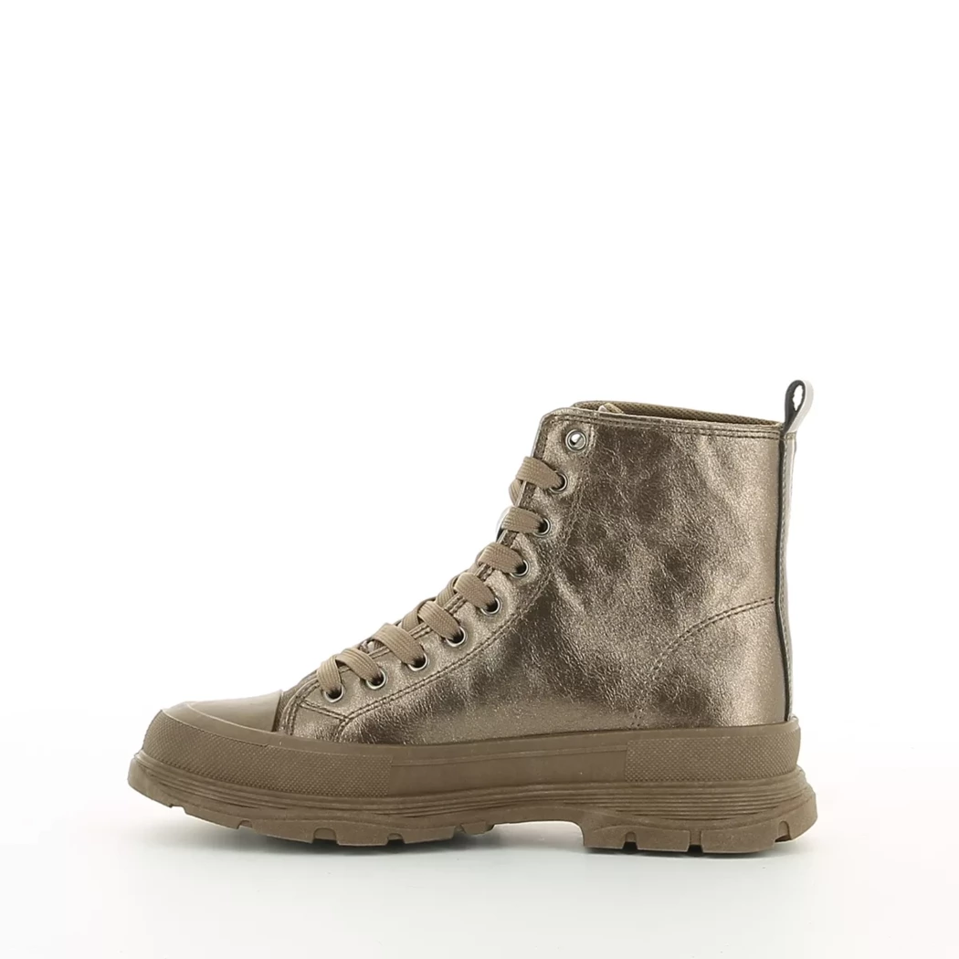 Image (4) de la chaussures Les petites bombes - Bottines Or / Bronze / Platine en Cuir synthétique