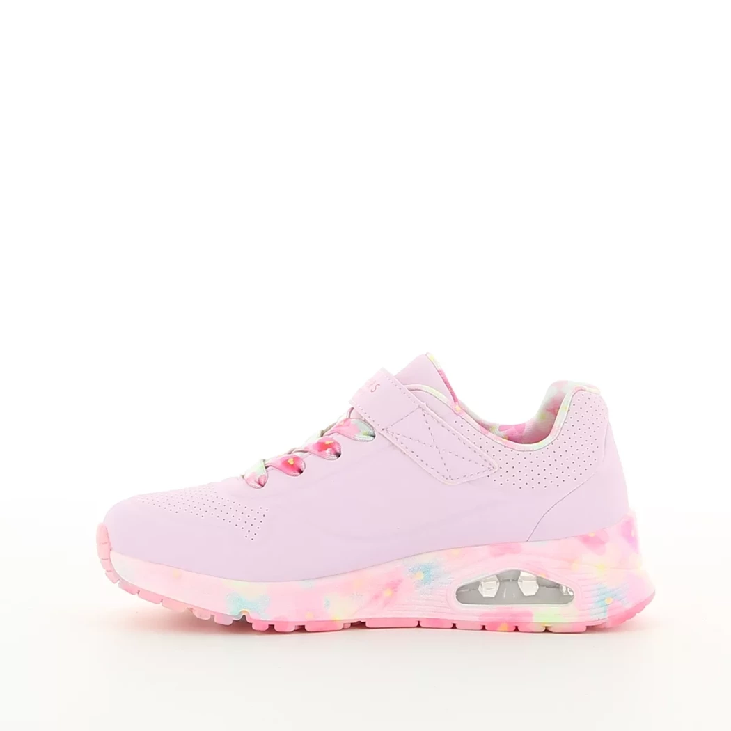 Image (4) de la chaussures Skechers - Baskets Rose en Cuir synthétique