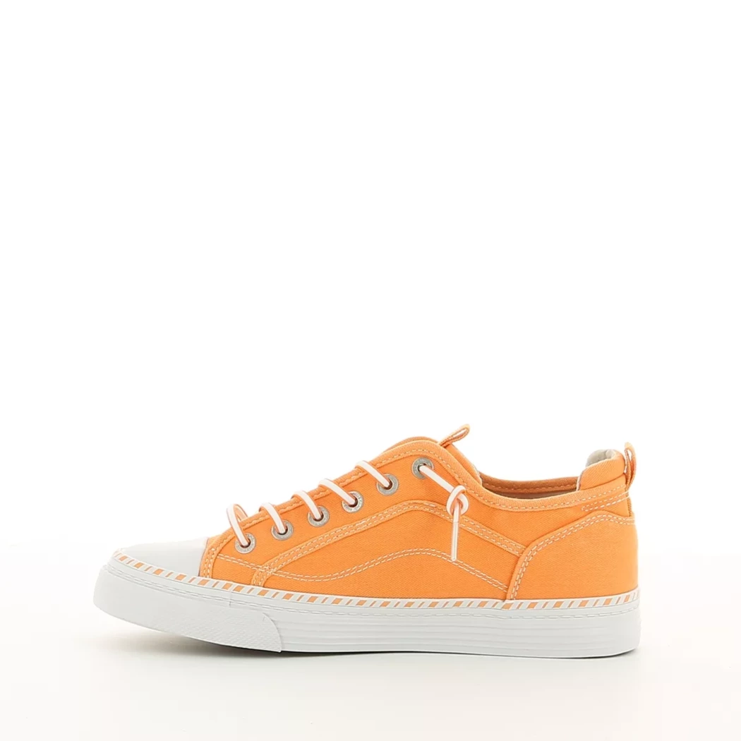 Image (4) de la chaussures Mustang - Baskets Orange en Textile