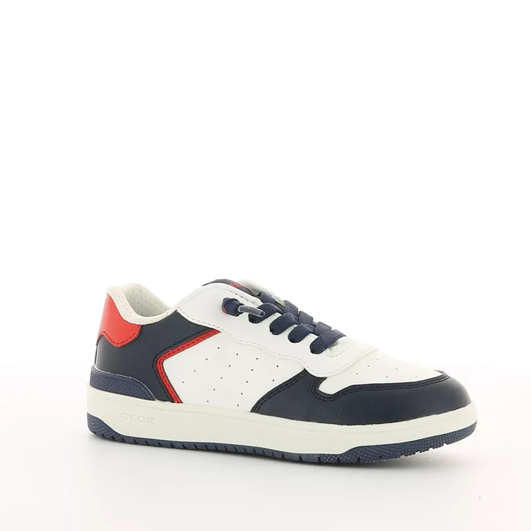 Image (1) de la chaussures Geox - Baskets Blanc en Cuir synthétique