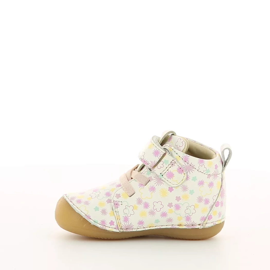 Image (4) de la chaussures Kickers - Bottines Blanc en Cuir