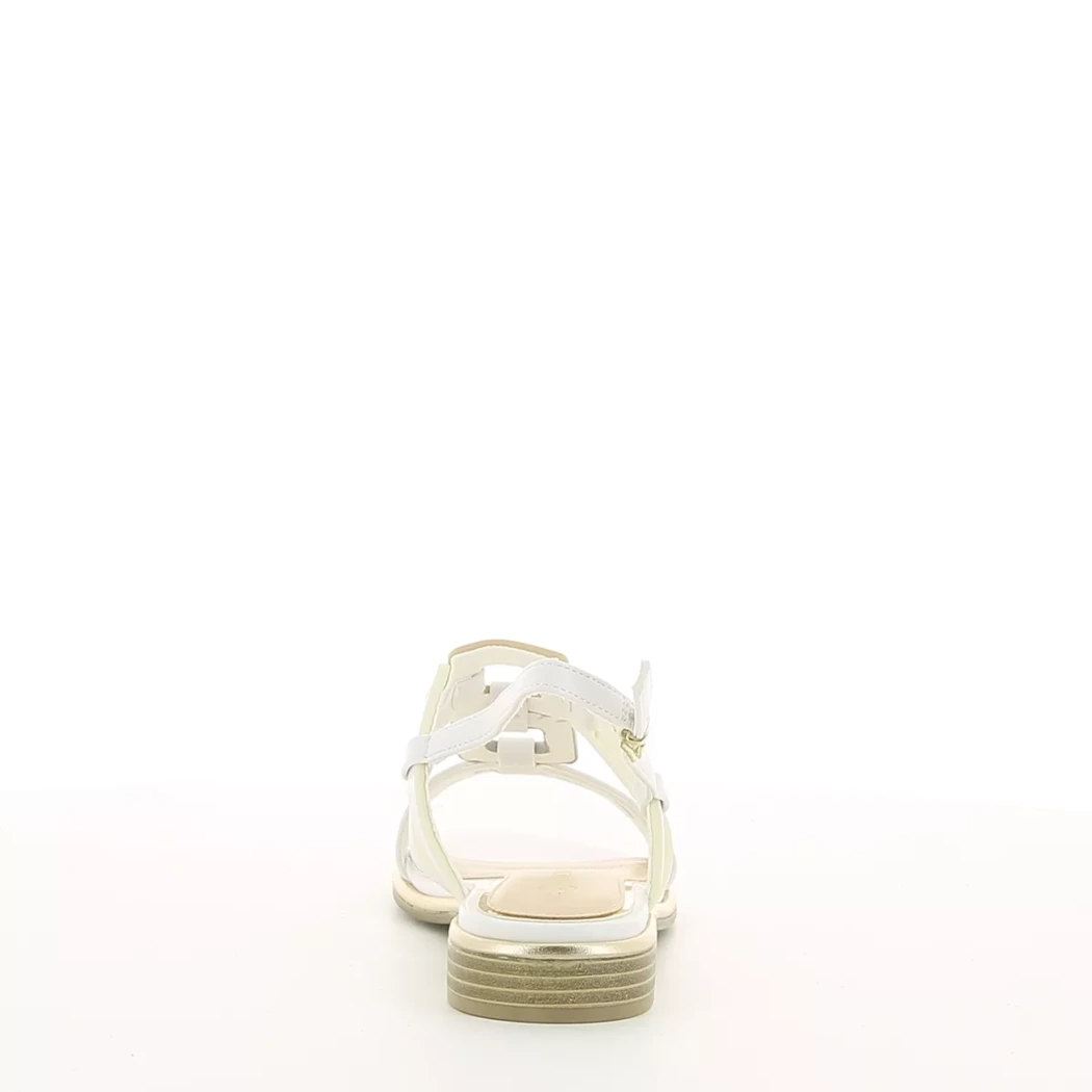Image (3) de la chaussures Marco Tozzi - Sandales et Nu-Pieds Blanc en Cuir synthétique