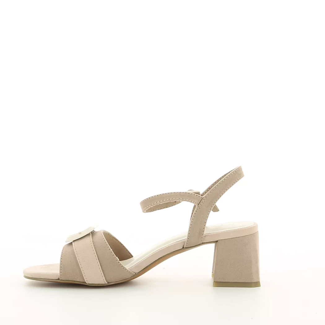 Image (4) de la chaussures Marco Tozzi - Sandales et Nu-Pieds Taupe en Cuir synthétique