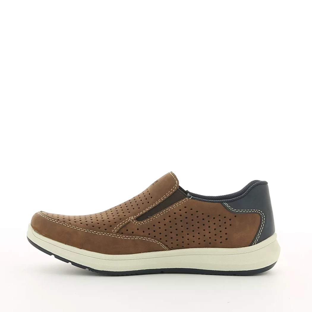 Image (4) de la chaussures Rieker - Mocassins Marron en Cuir