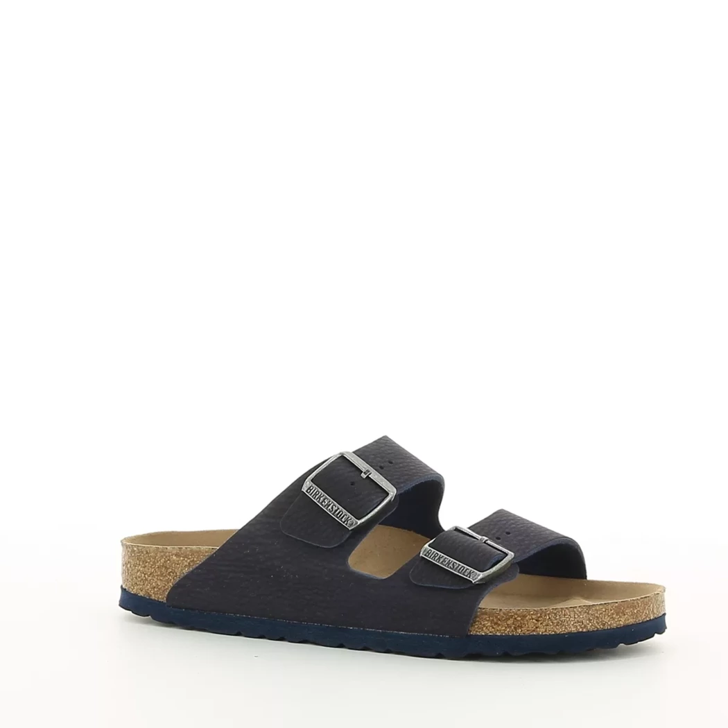 Image (1) de la chaussures Birkenstock - Mules et Sabots Bleu en Cuir synthétique