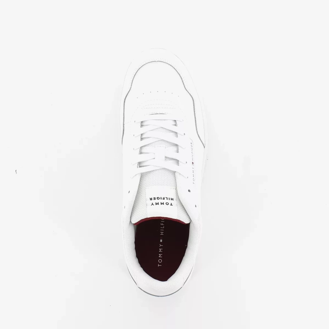 Image (6) de la chaussures Tommy Hilfiger - Baskets Blanc en Cuir