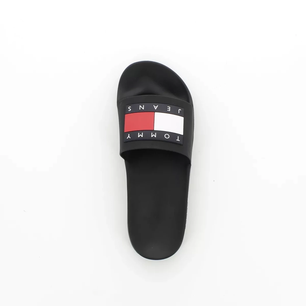 Image (6) de la chaussures Tommy Hilfiger - Tongs et Plage Noir en Caoutchouc