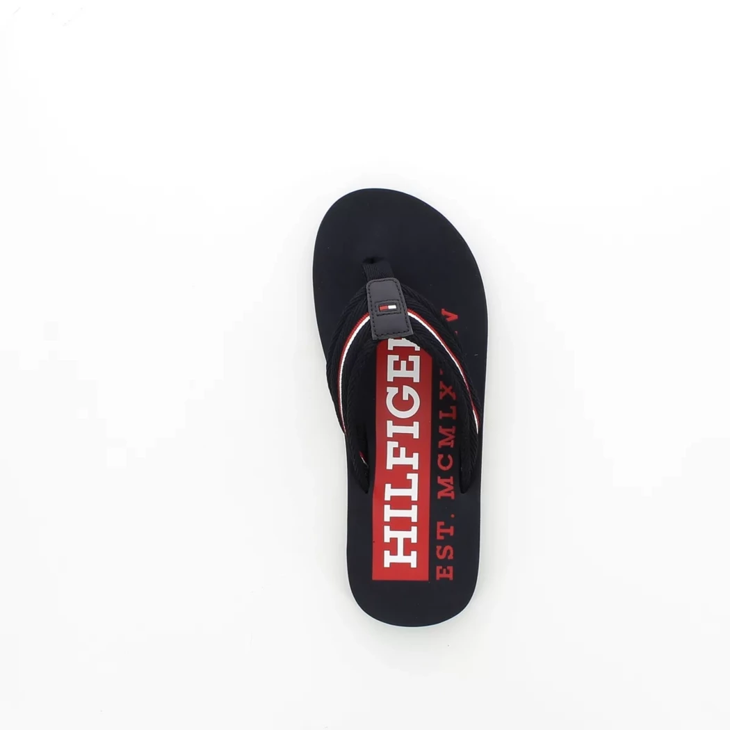 Image (6) de la chaussures Tommy Hilfiger - Mules et Sabots Bleu en Textile