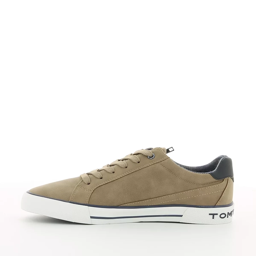 Image (4) de la chaussures Tom Tailor - Baskets Taupe en Cuir synthétique