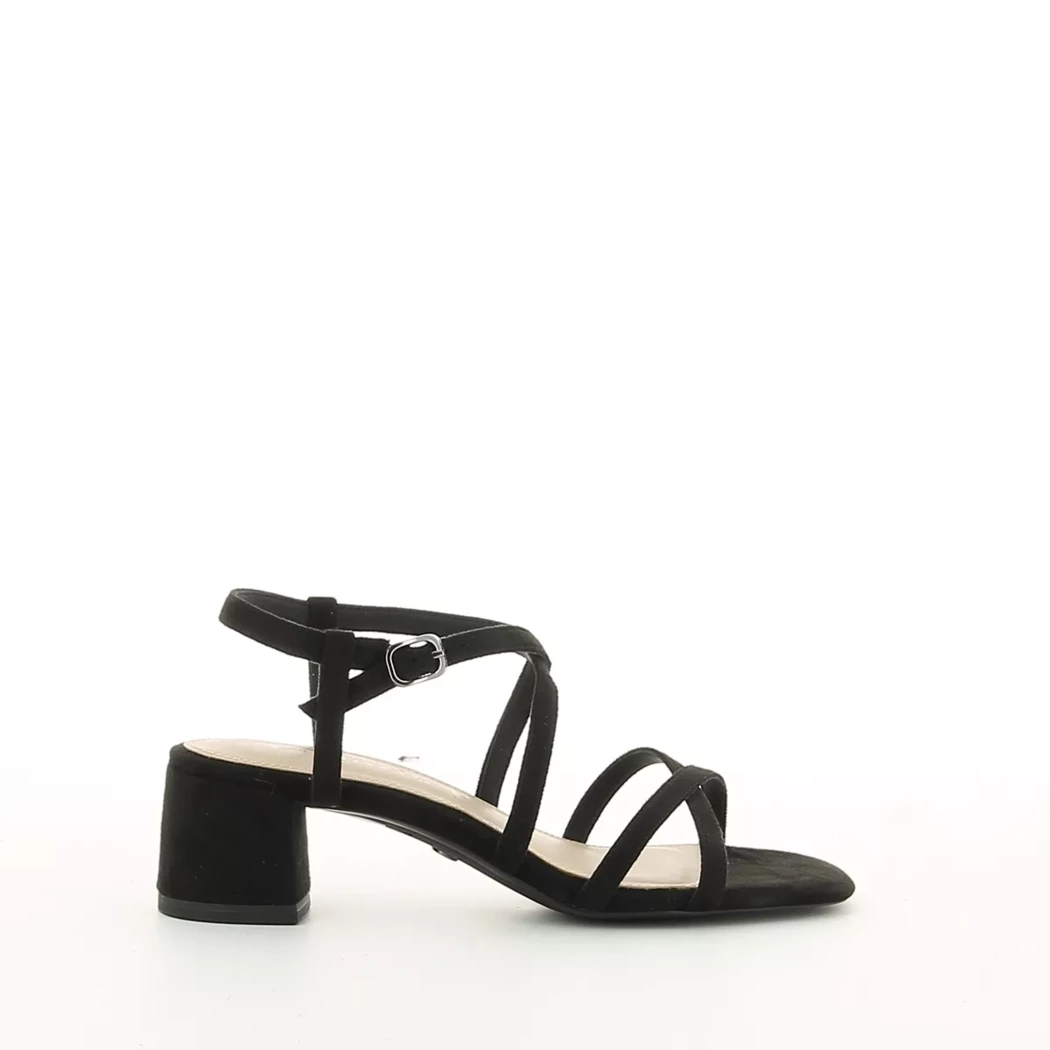 Image (2) de la chaussures Tamaris - Sandales et Nu-Pieds Noir en Cuir synthétique