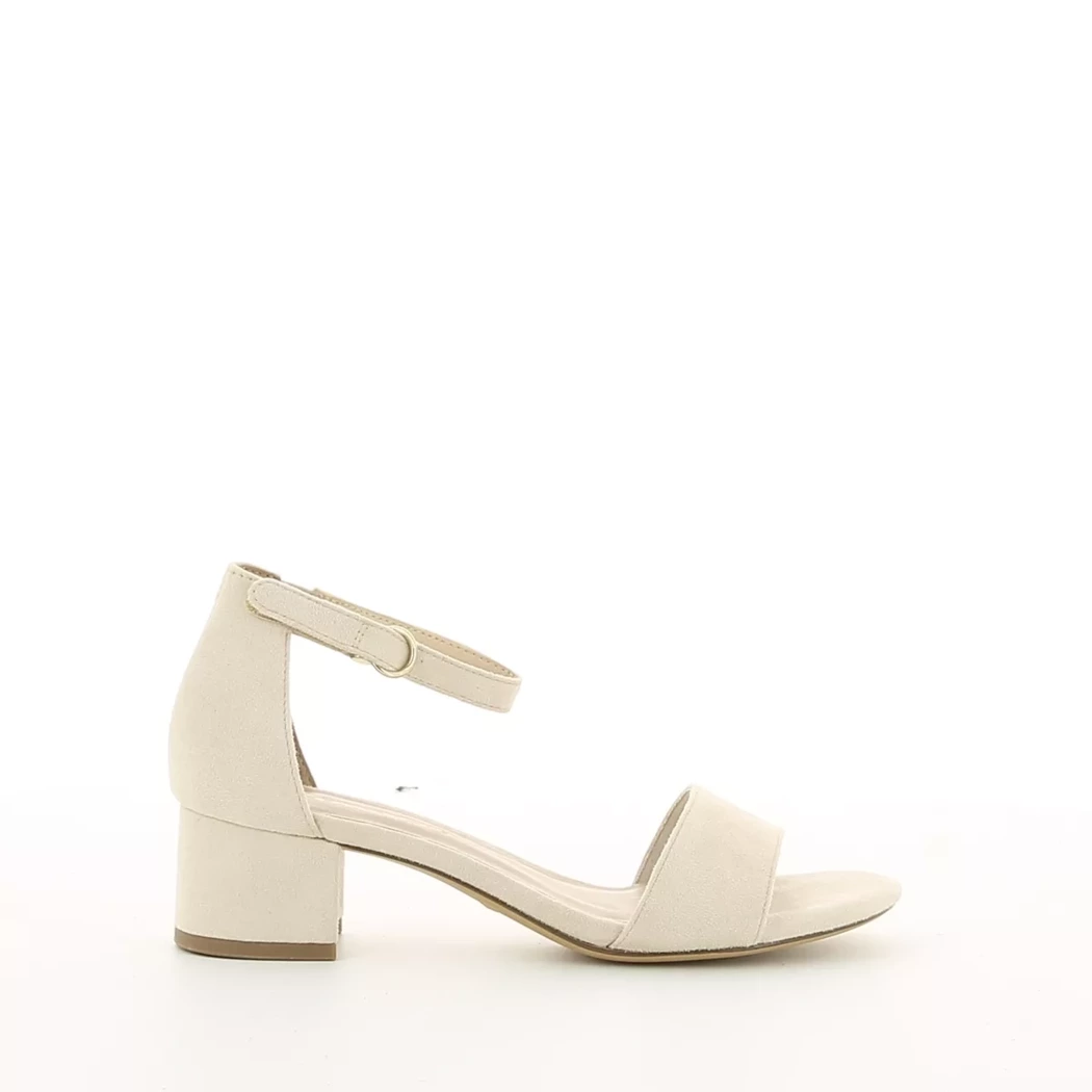Image (2) de la chaussures Tamaris - Sandales et Nu-Pieds Beige en Cuir synthétique