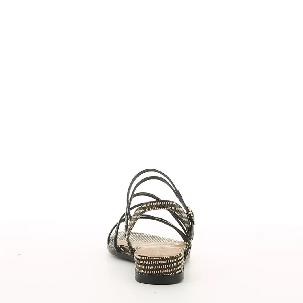 Image (3) de la chaussures Tamaris - Sandales et Nu-Pieds Noir en Cuir synthétique