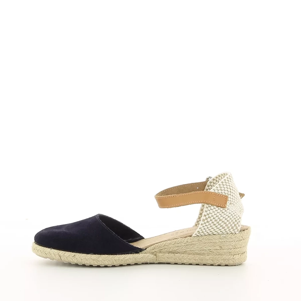 Image (4) de la chaussures Simplement B - Escarpins Bleu en Cuir nubuck