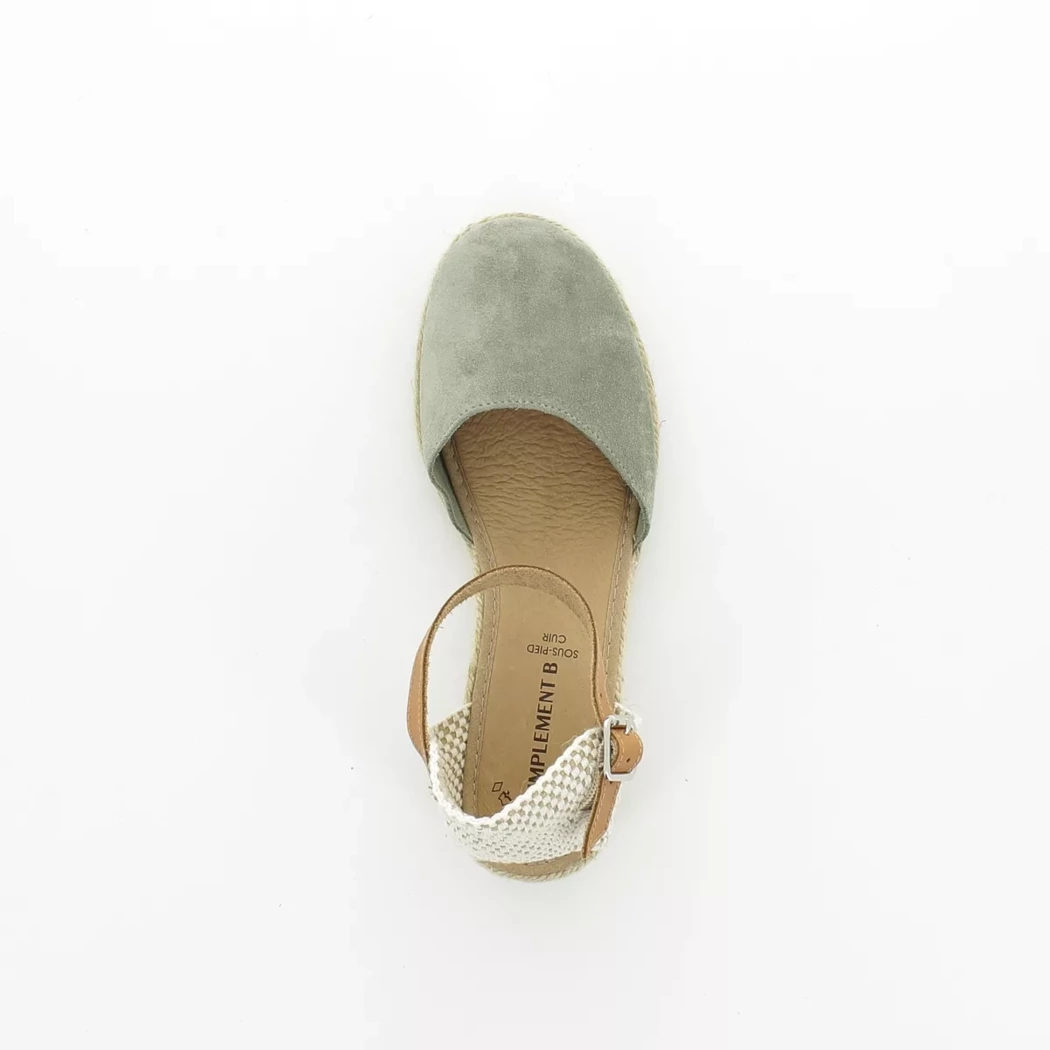 Image (6) de la chaussures Simplement B - Escarpins Vert en Cuir nubuck