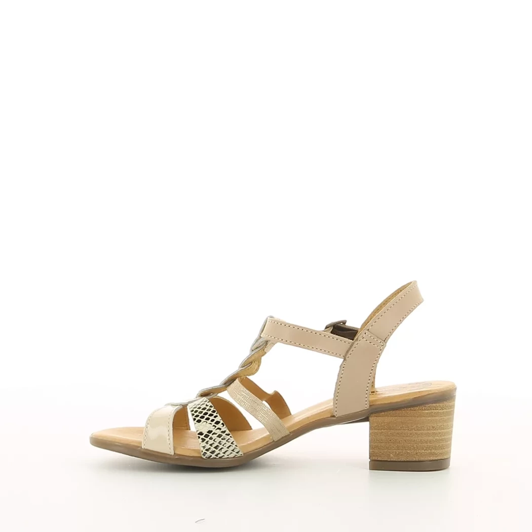 Image (4) de la chaussures Diabolo Studio - Sandales et Nu-Pieds Beige en Cuir