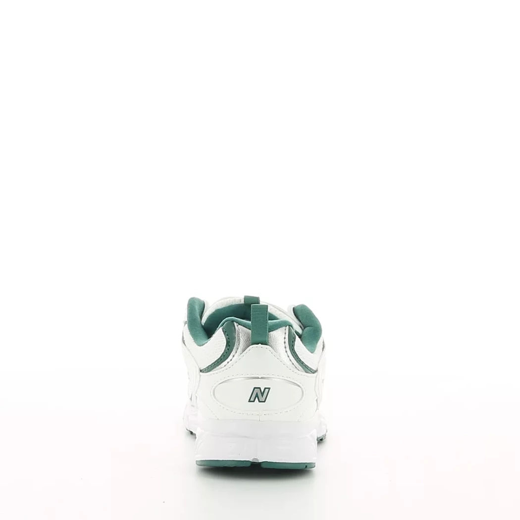 Image (3) de la chaussures New Balance - Baskets Blanc en Cuir synthétique