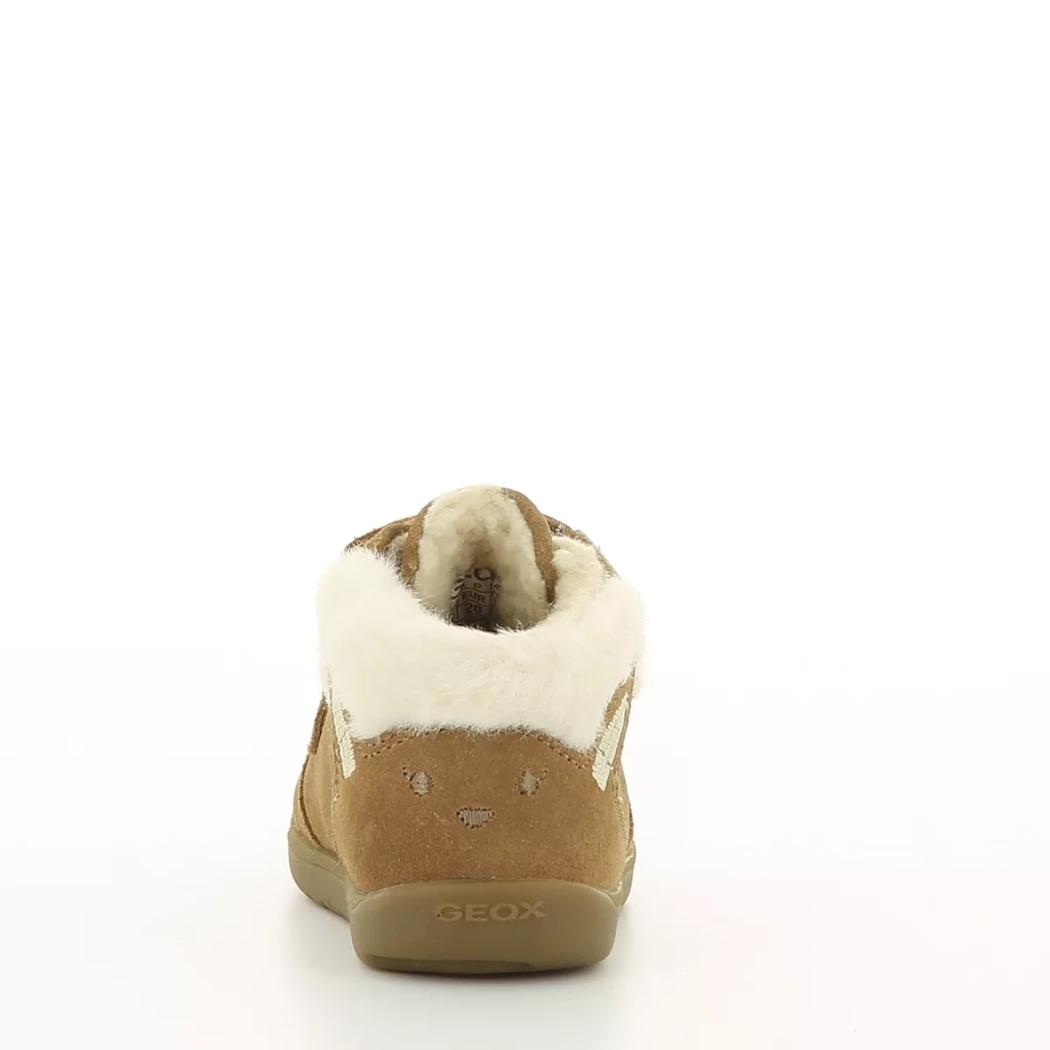 Image (3) de la chaussures Geox - Bottines Cuir naturel / Cognac en Cuir nubuck
