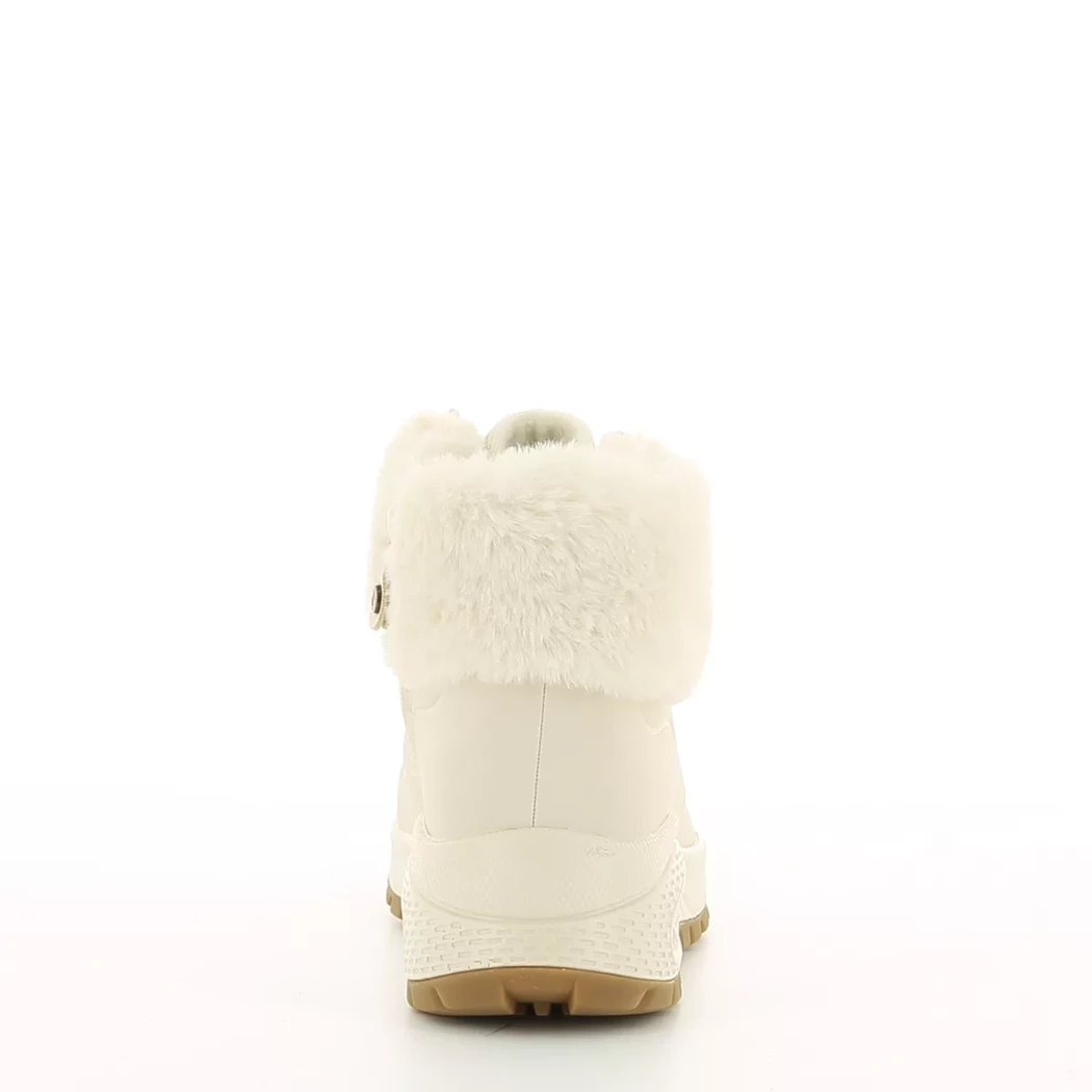 Image (3) de la chaussures Skechers - Bottines Blanc en Cuir synthétique