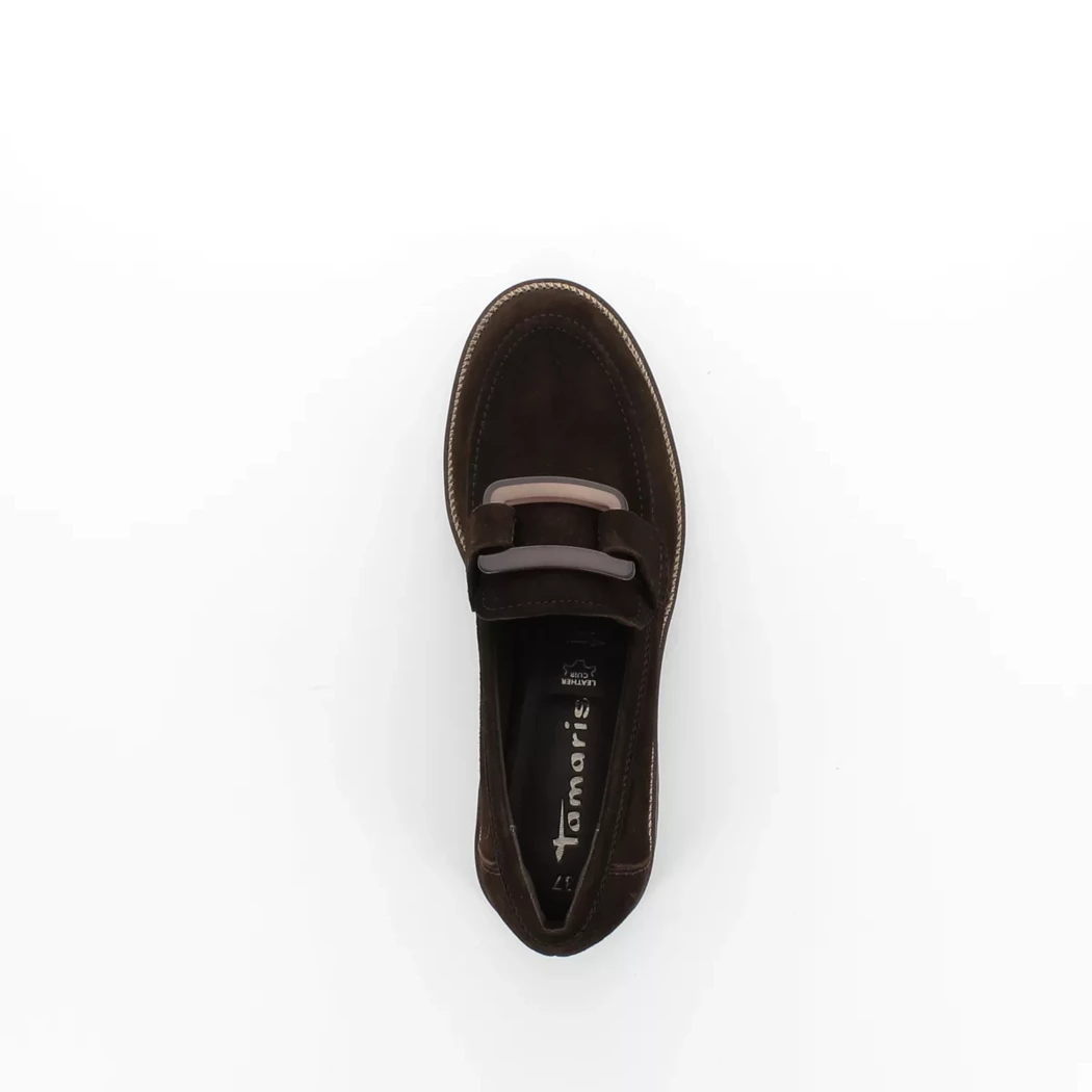 Image (6) de la chaussures Tamaris - Mocassins Marron en Cuir nubuck