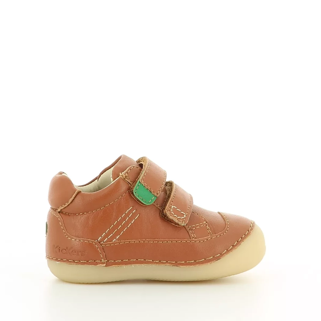 Image (2) de la chaussures Kickers - Bottines Cuir naturel / Cognac en Cuir