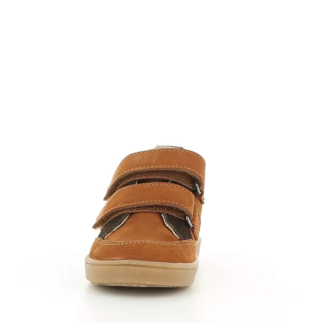 Image (5) de la chaussures Kickers - Bottines Cuir naturel / Cognac en Cuir nubuck