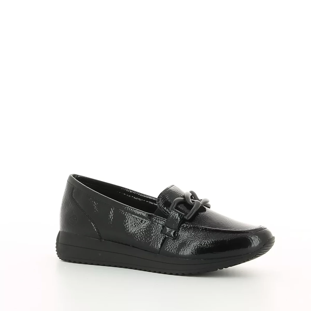 Image (1) de la chaussures Remonte - Mocassins Noir en Cuir vernis