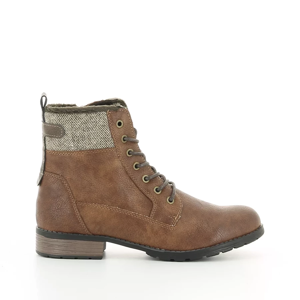 Image (2) de la chaussures Smart Standard - Bottines Cuir naturel / Cognac en Cuir synthétique