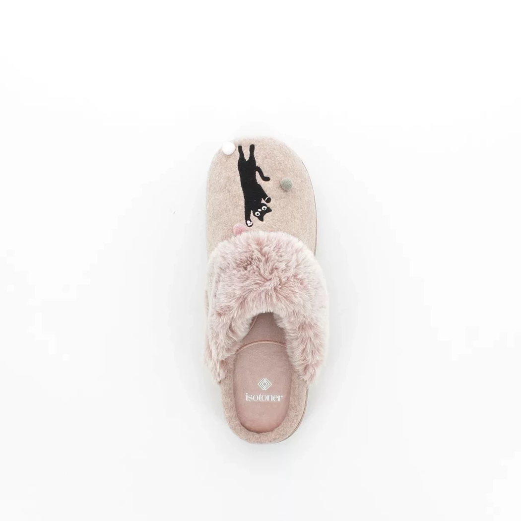 Image (6) de la chaussures Isotoner - Pantoufles et Chaussons Rose en Textile