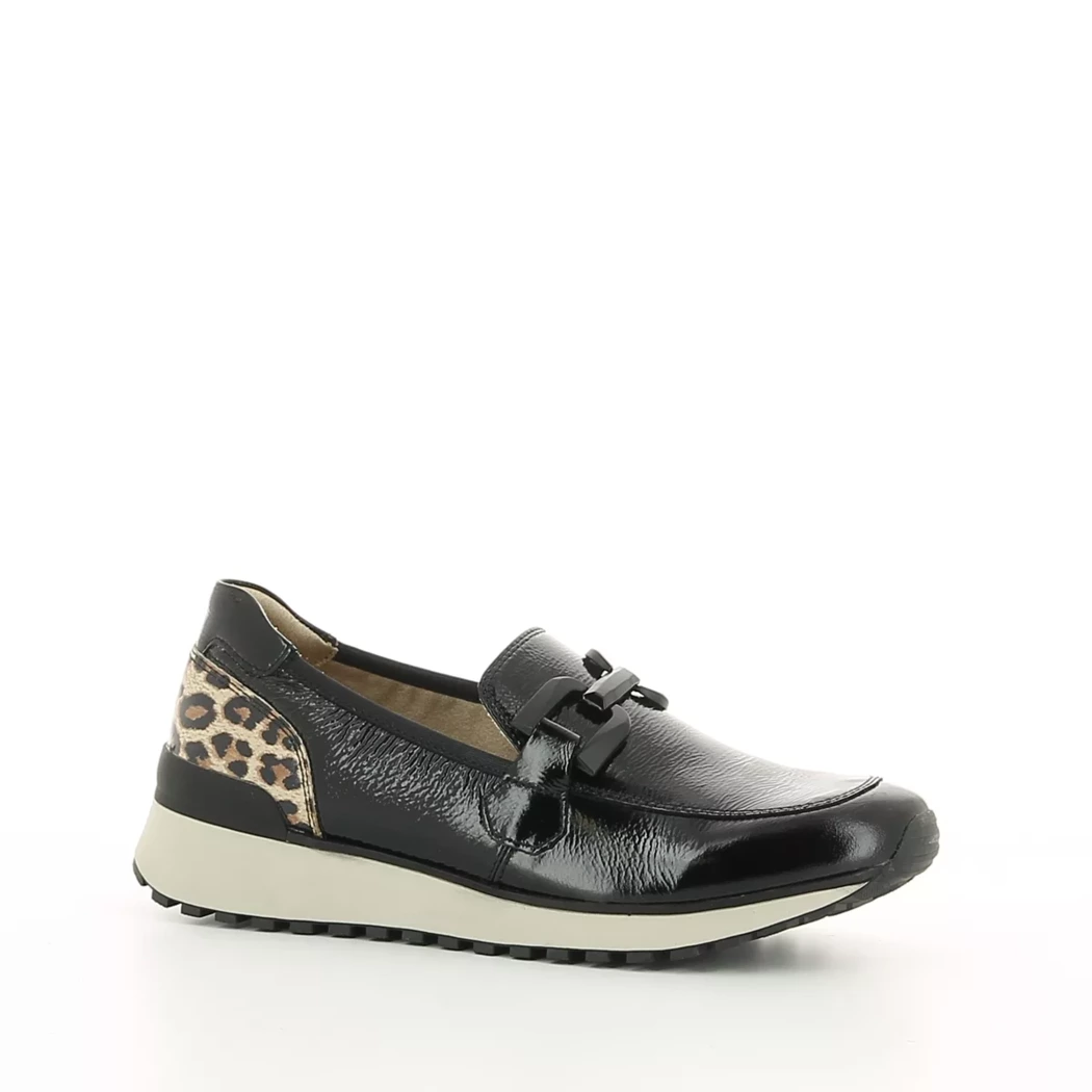 Image (1) de la chaussures Caprice - Mocassins Noir en Cuir vernis