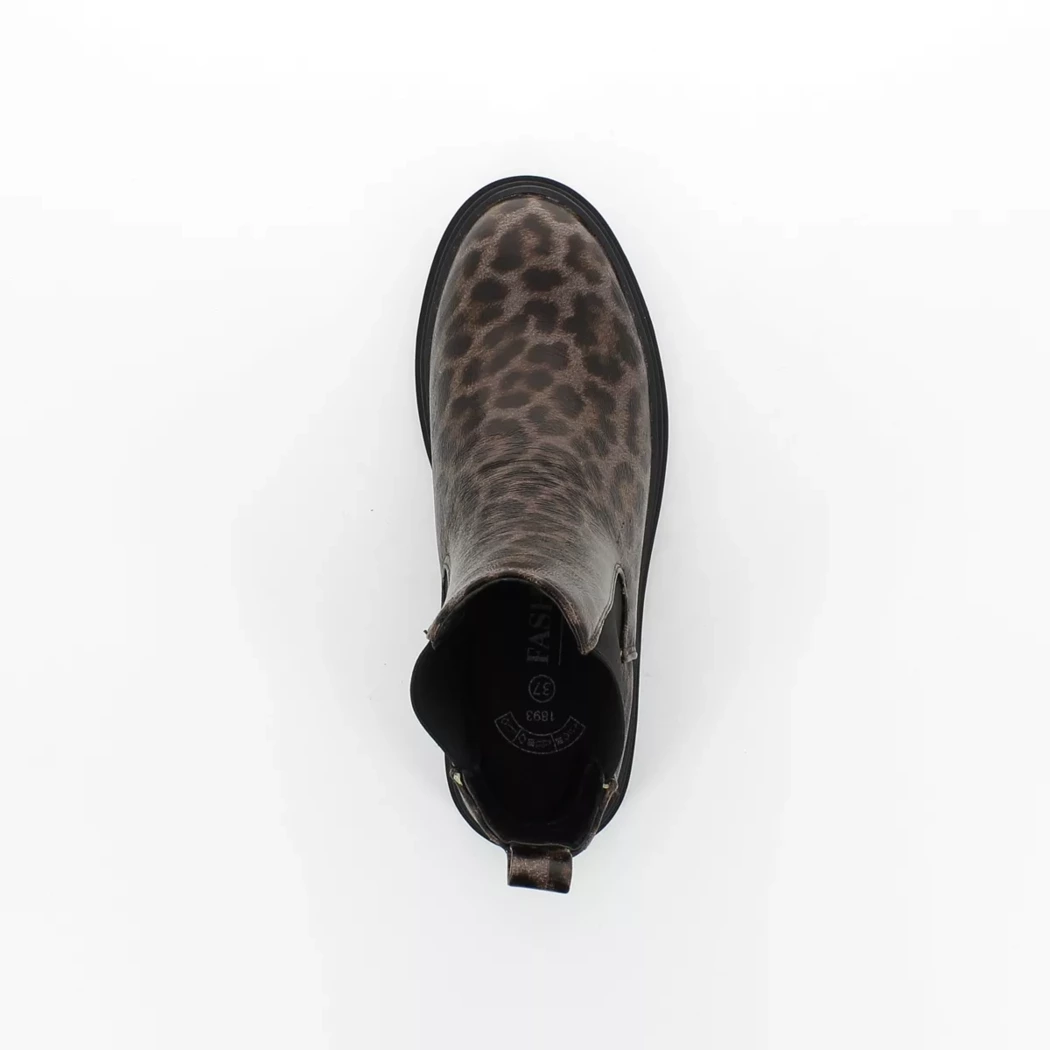 Image (6) de la chaussures Fashion Victim - Boots Taupe en Cuir synthétique