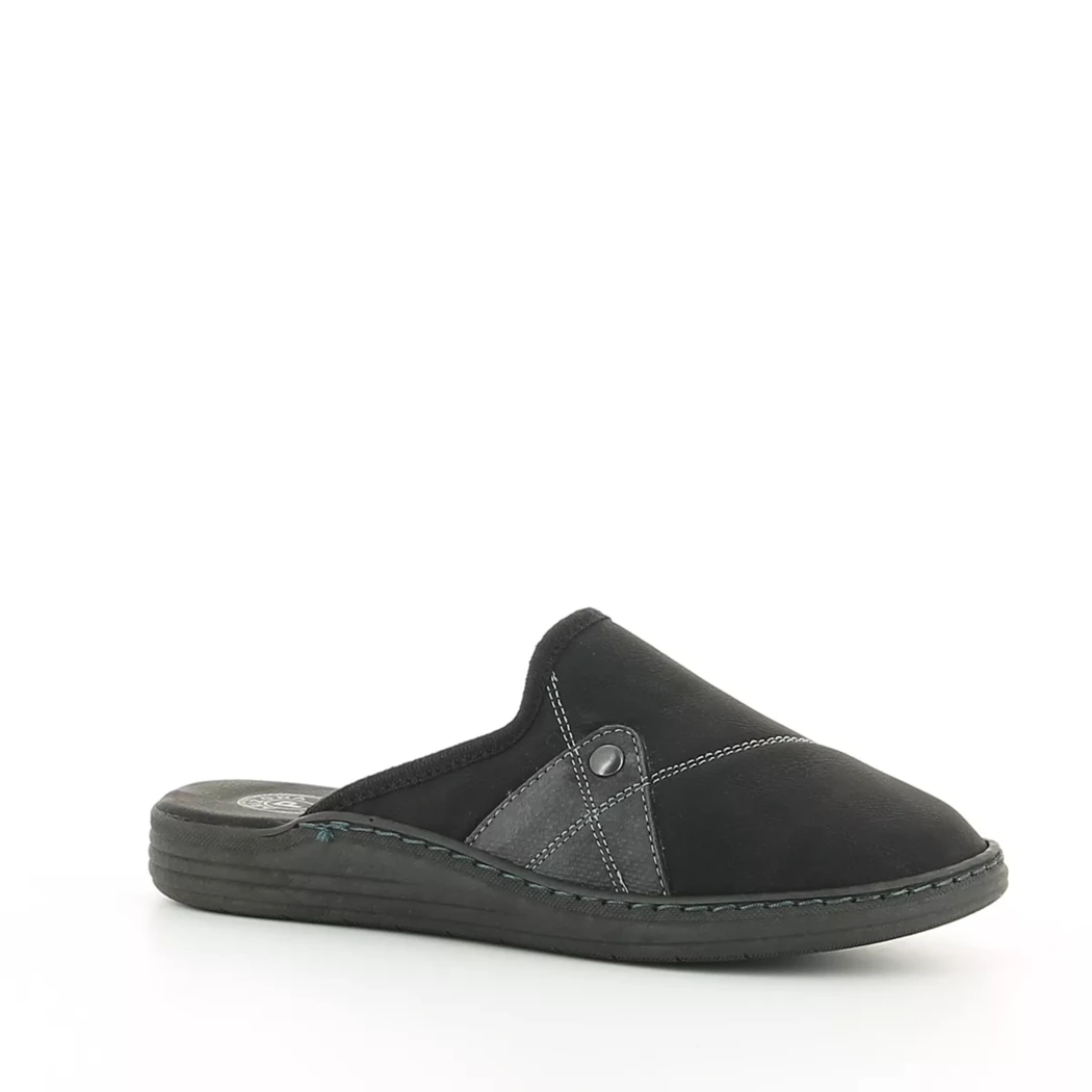 Image (1) de la chaussures OUF!... - Pantoufles et Chaussons Noir en Cuir synthétique