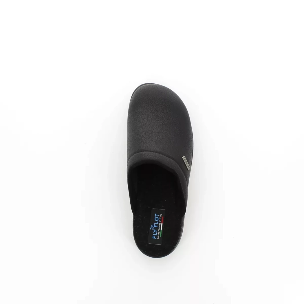 Image (6) de la chaussures Fly Flot - Pantoufles et Chaussons Noir en Cuir synthétique
