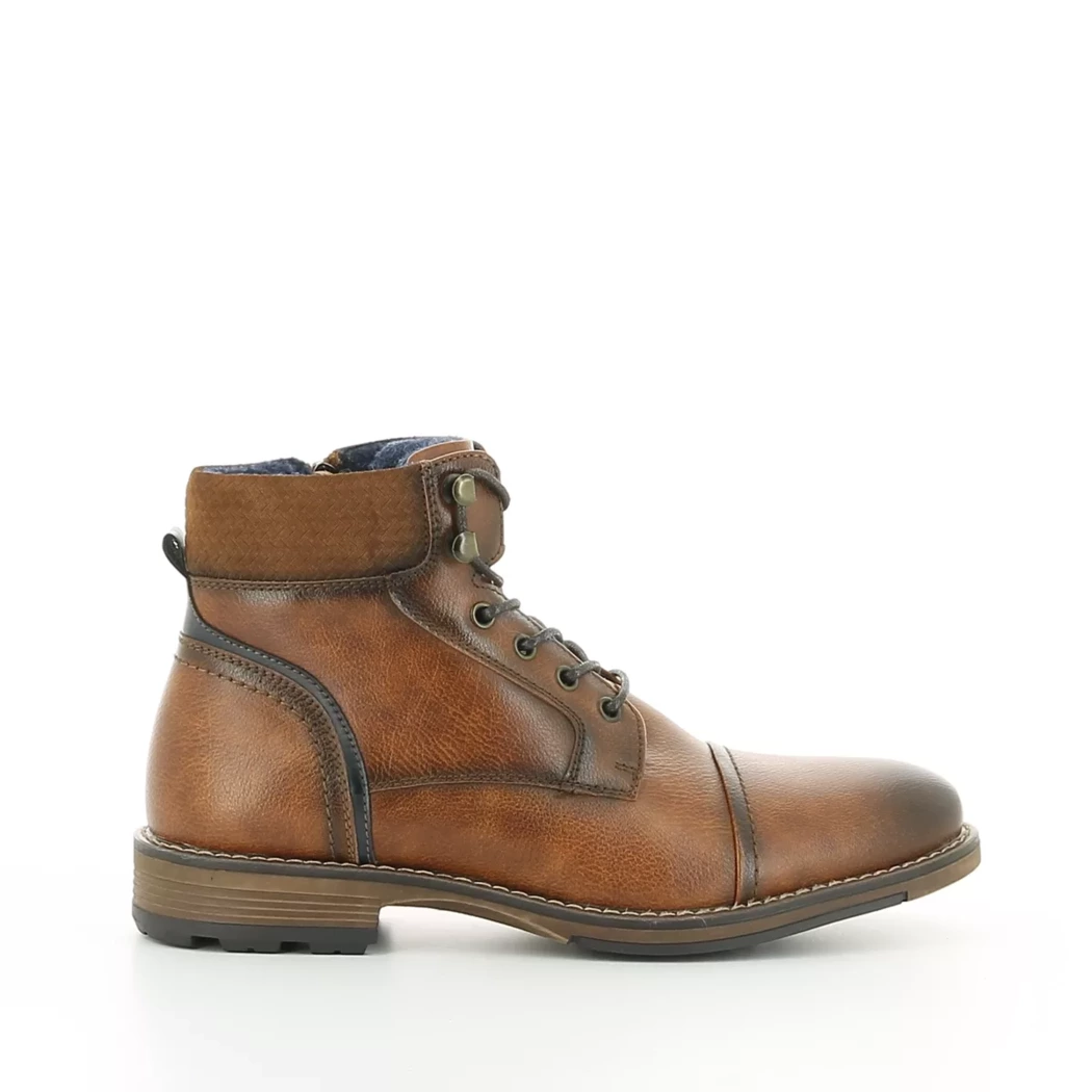 Image (2) de la chaussures Off Road - Bottines Cuir naturel / Cognac en Cuir synthétique