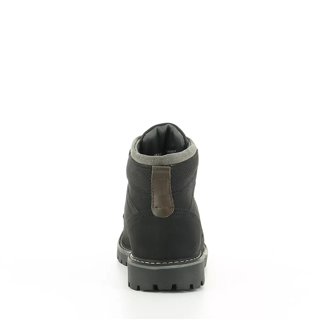 Image (3) de la chaussures Trek Stone - Bottines Noir en Cuir synthétique
