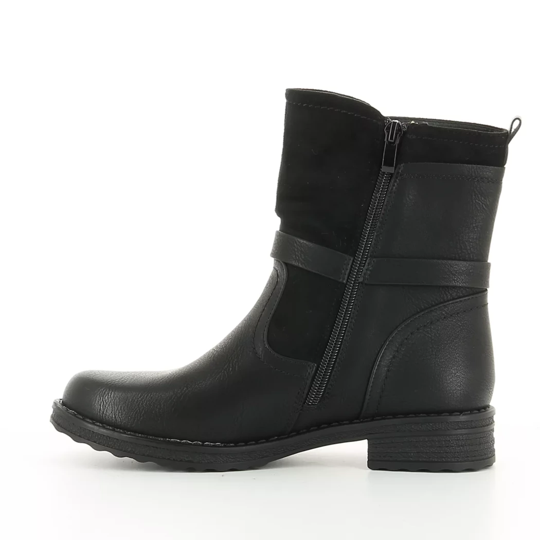 Image (4) de la chaussures Smart Standard - Boots Noir en Cuir synthétique