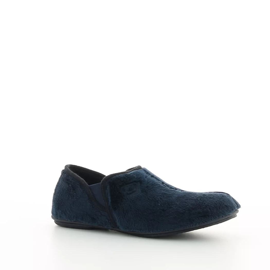 Image (1) de la chaussures Vul ladi - Pantoufles et Chaussons Bleu en Textile
