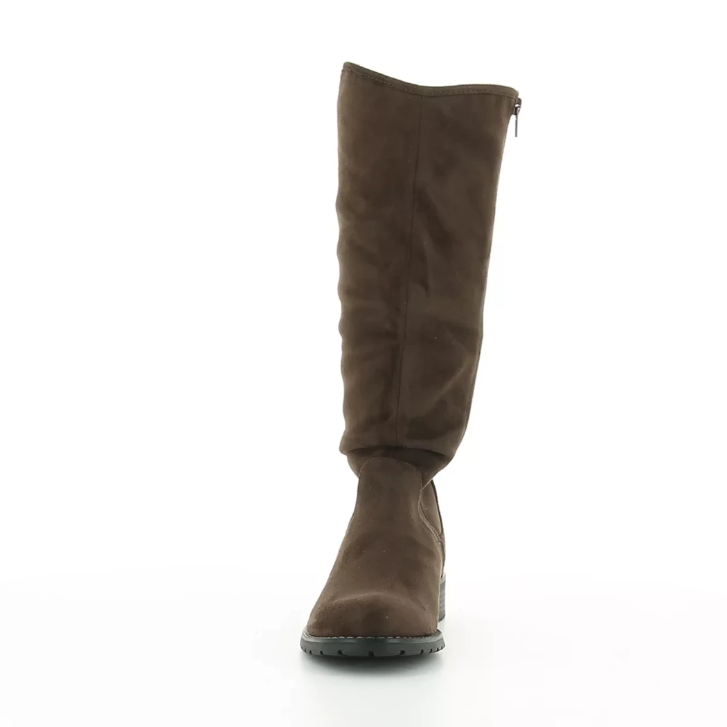 Image (5) de la chaussures Pretty Stories - Bottes Marron en Cuir synthétique