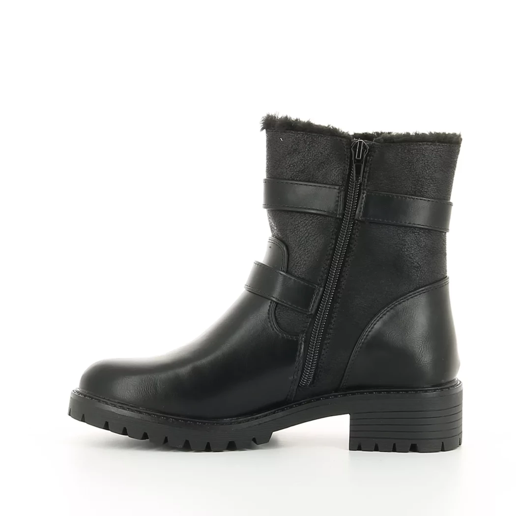 Image (4) de la chaussures Smart Standard - Boots Noir en Cuir synthétique