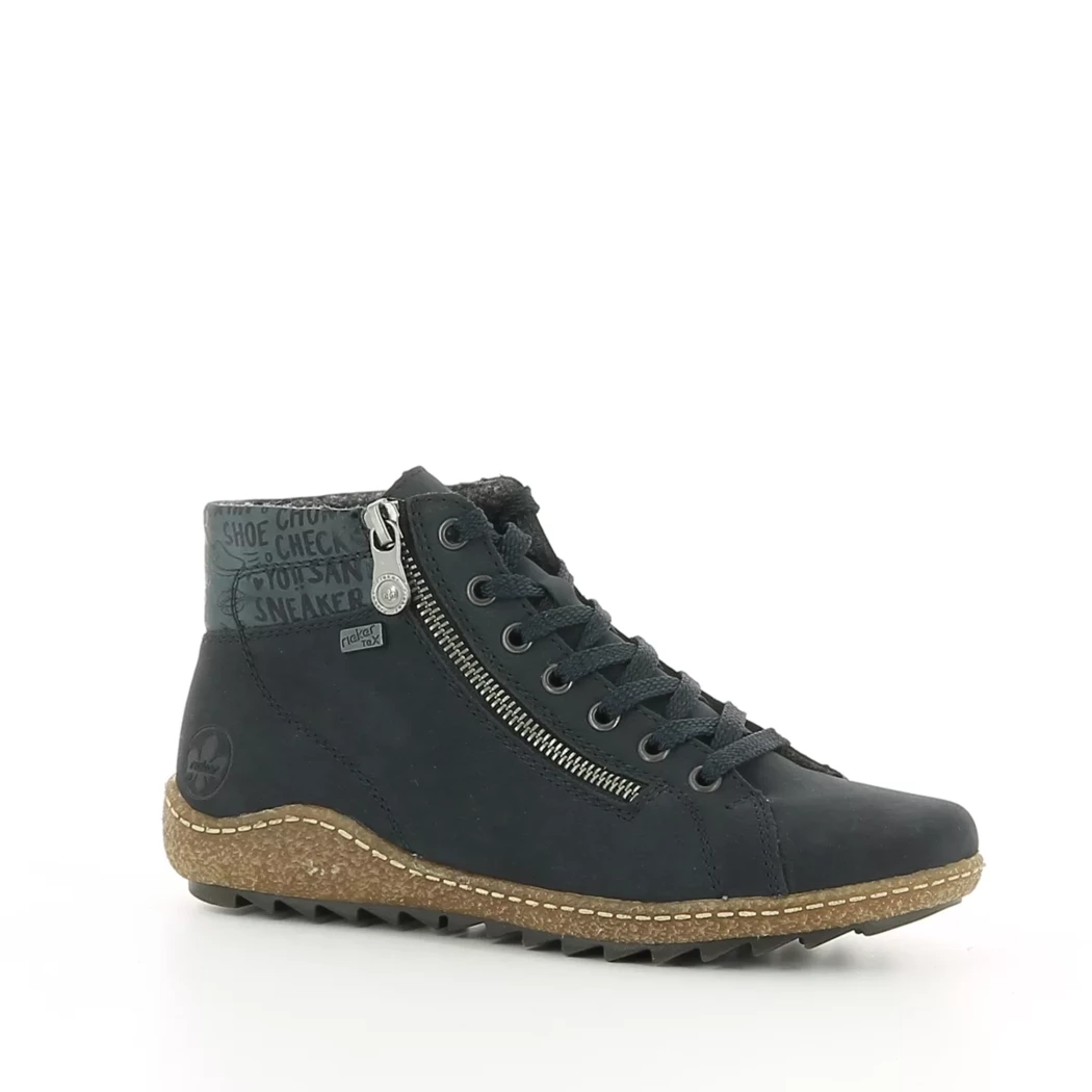 Image (1) de la chaussures Rieker - Bottines Bleu en Cuir synthétique