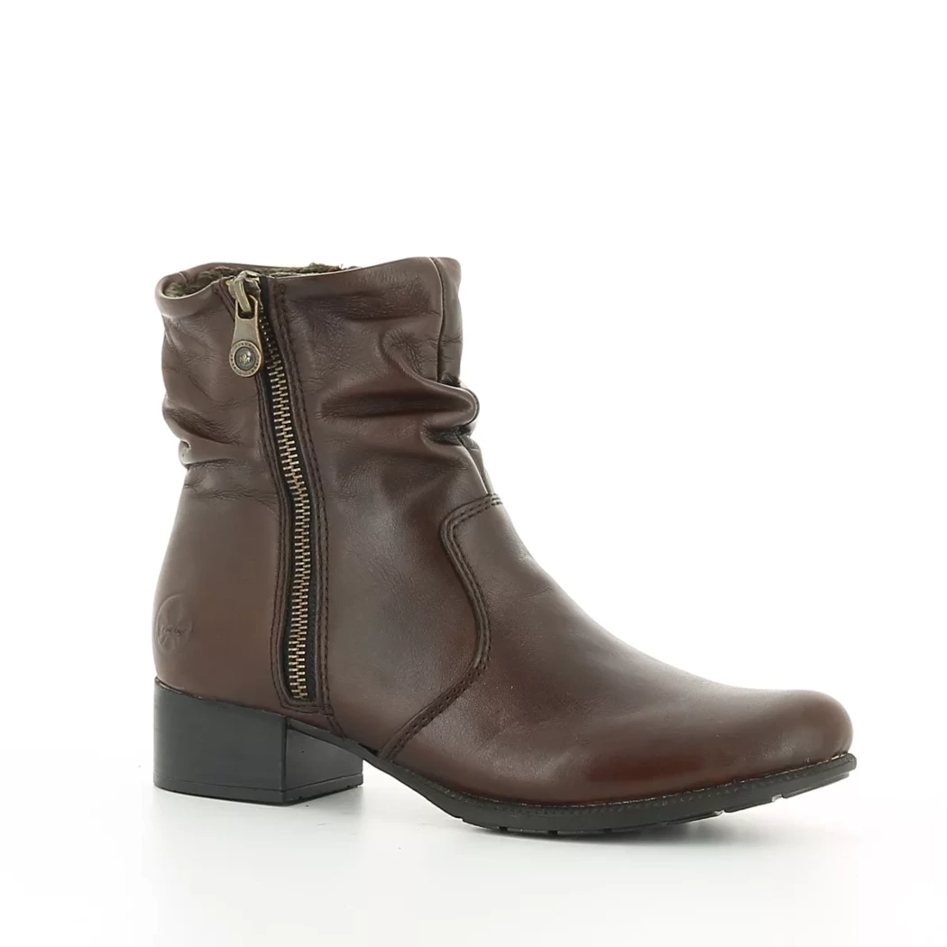 Image (1) de la chaussures Rieker - Boots Marron en Cuir
