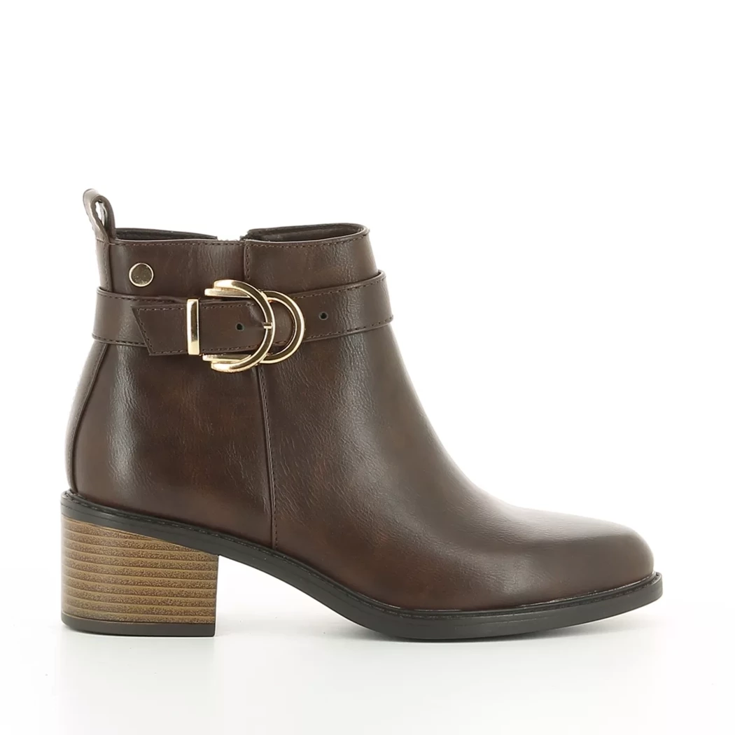 Image (2) de la chaussures Smart Standard - Boots Marron en Cuir synthétique