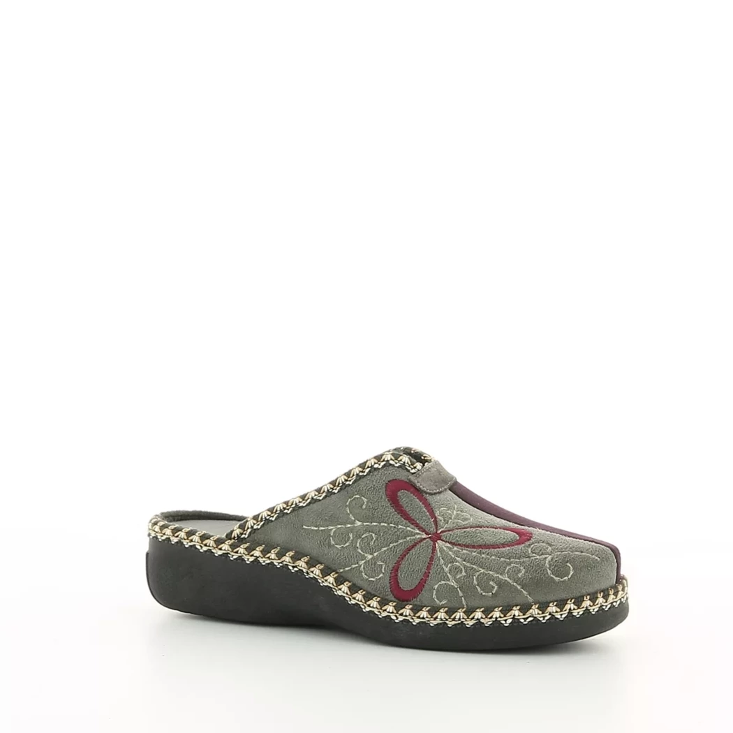 Image (1) de la chaussures La Maison de l'Espadrille - Pantoufles et Chaussons Gris en Textile