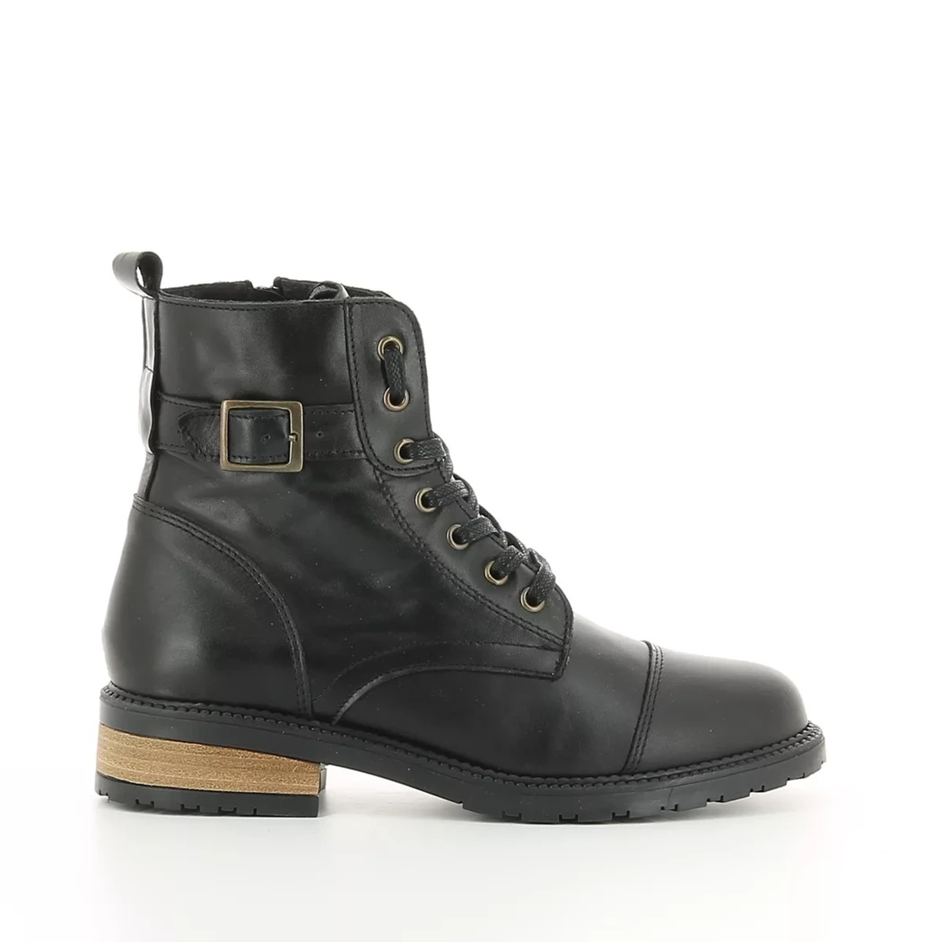 Image (2) de la chaussures Free Monday - Bottines Noir en Cuir