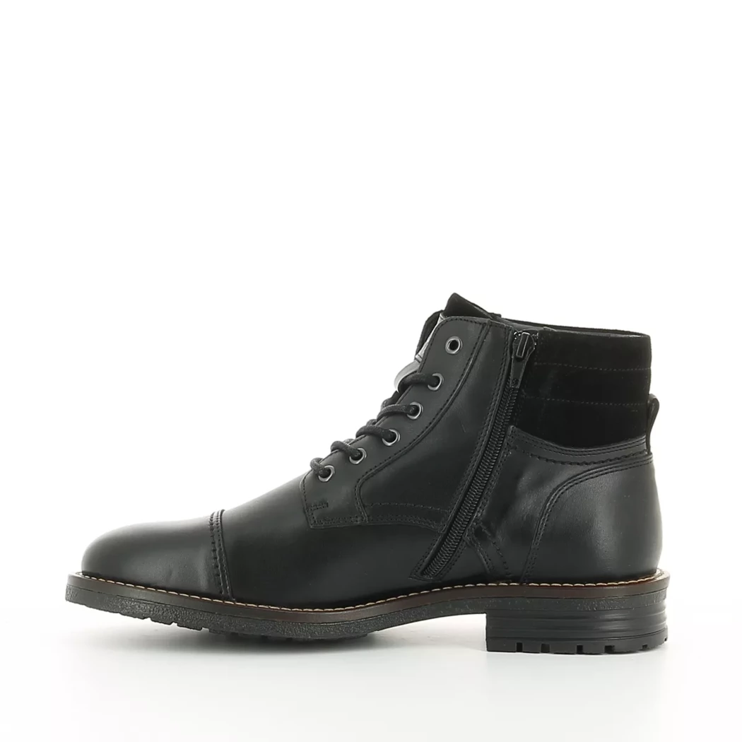 Image (4) de la chaussures Trek Stone - Bottines Noir en Cuir