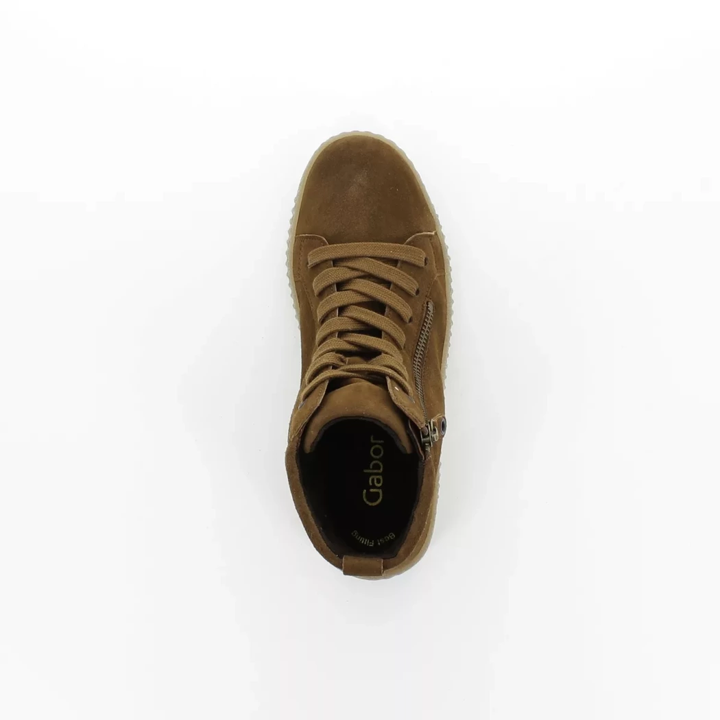 Image (6) de la chaussures Gabor - Bottines Cuir naturel / Cognac en Cuir nubuck
