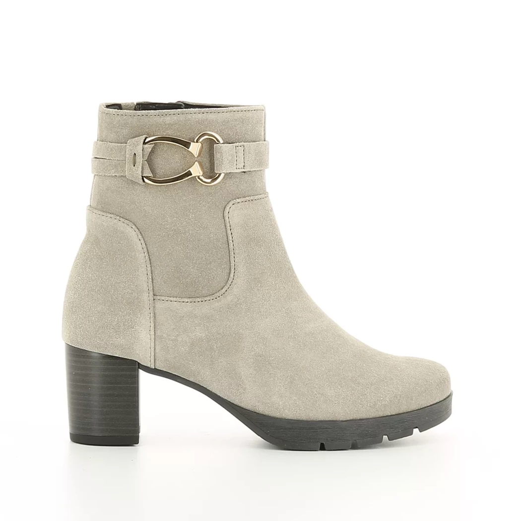 Image (2) de la chaussures Gabor - Boots Taupe en Cuir nubuck